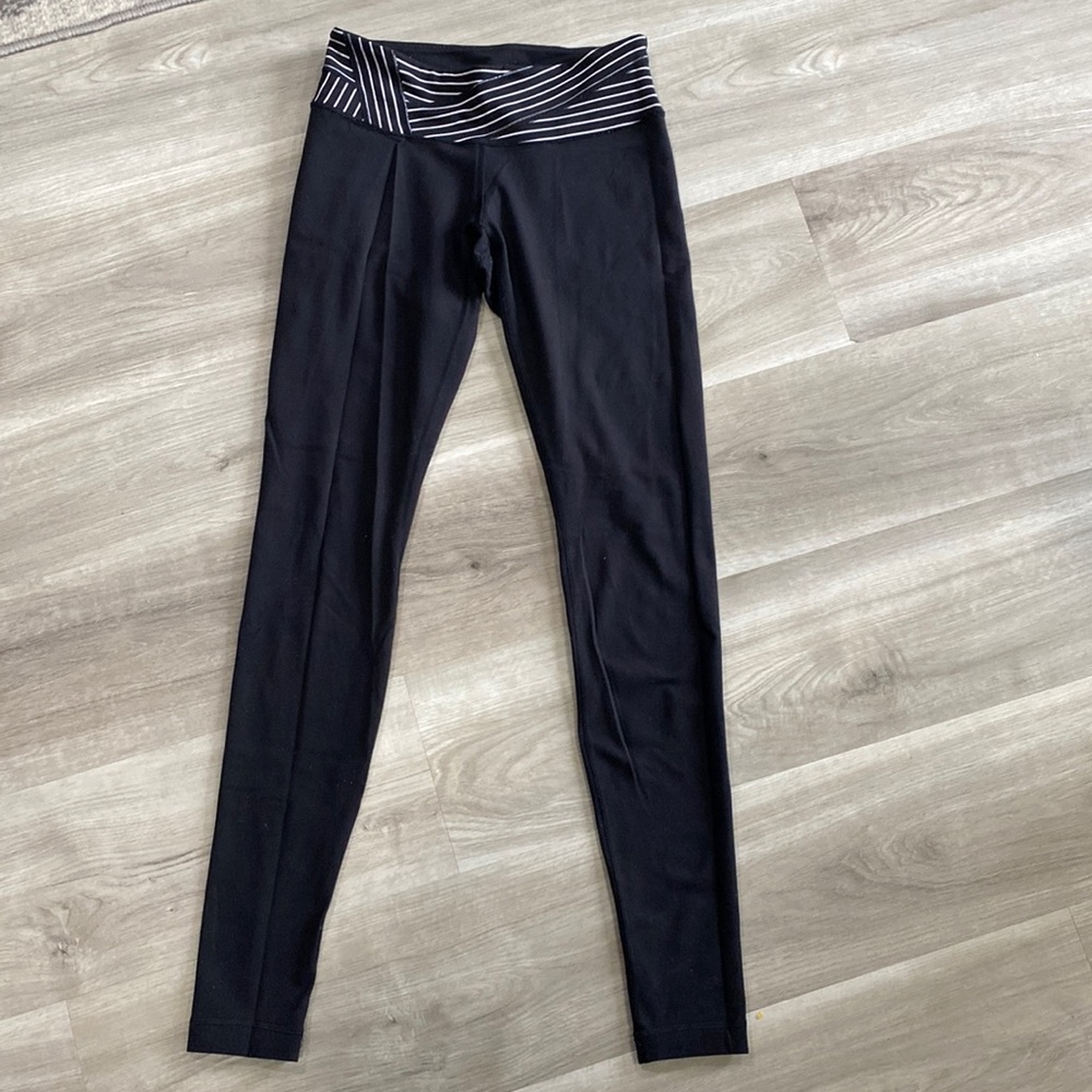 Lululemon black womens 6 wonder under leggings used